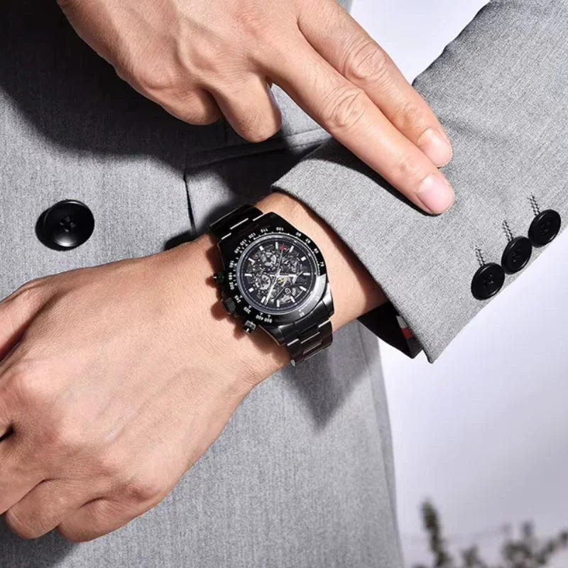 Wearing All Black Watch