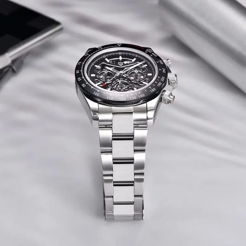 Silver Black Watch Pagani Design 00