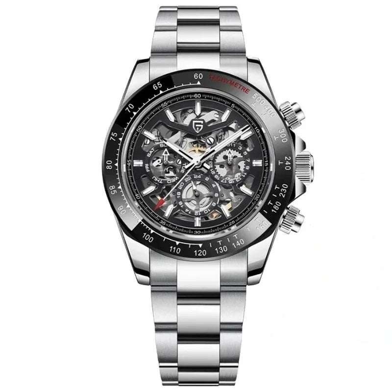 Urban Motion Elegant Watch - Silver Black - Pagani Design