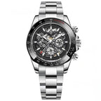 Urban Motion Elegant Watch - Silver Black - Pagani Design