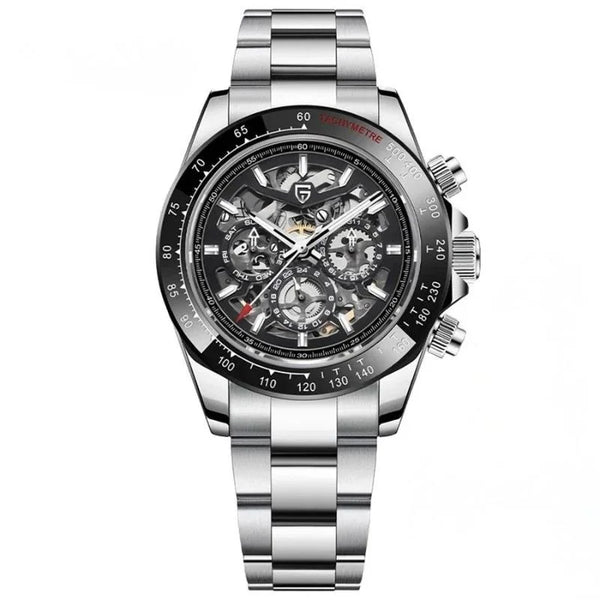 Urban Motion Elegant Watch - Silver Black - Pagani Design