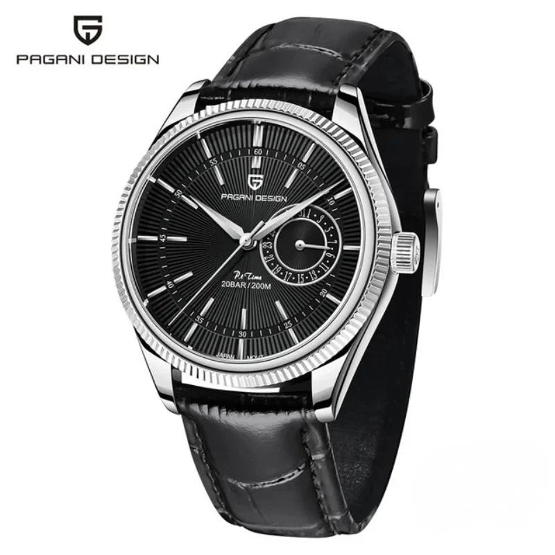 Silver Black Watch Pagani Design 03