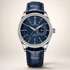 Vanguard Classic dress watch by Pagani Design, steel case with blue dial and blue leather strap