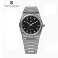 Silver Black Pagani Design Watch