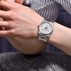 Silver White Watch